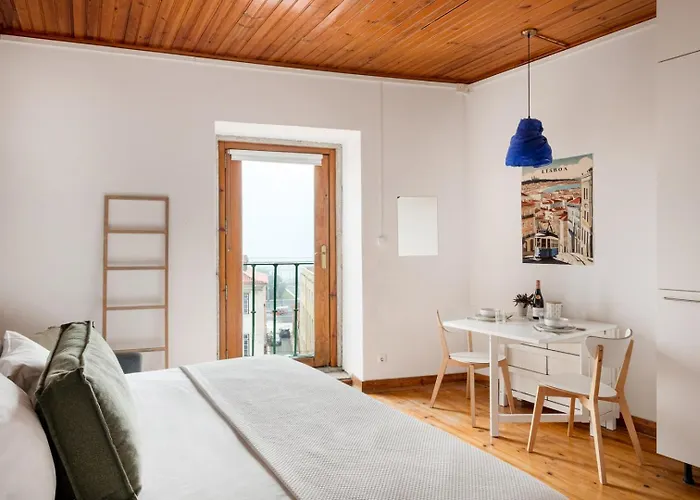 Alfama Views In Historical *